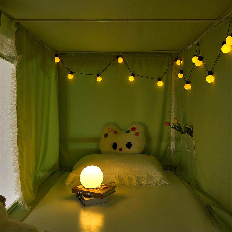 2025新款韩式纯色学生宿舍床帘强遮光蚊帐上铺上下铺全封闭遮挡帘