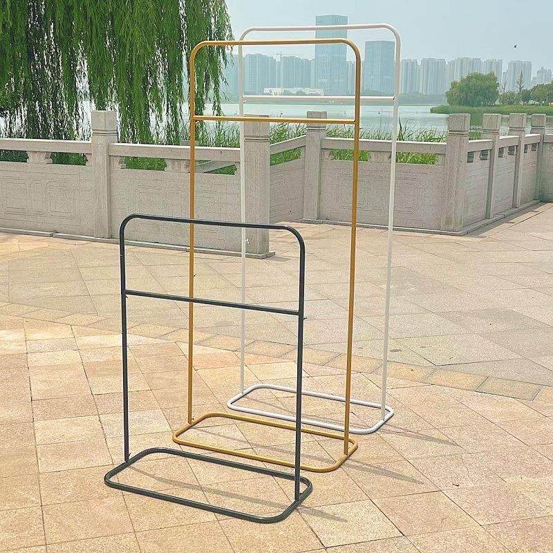 Z卓粤988Y工厂新款婚庆弯角道具拱景架铁背艺方形门装饰花架迎指