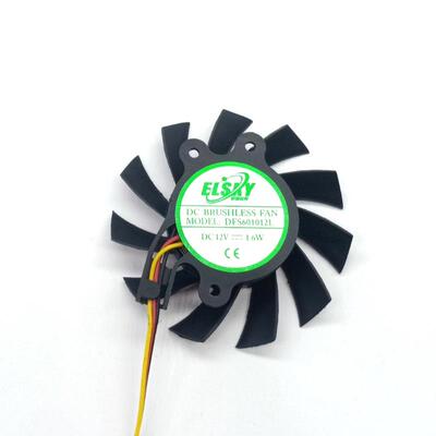 DFS601012L16W12V显卡芯片CPU散热器风扇直径55MM 孔距31MM
