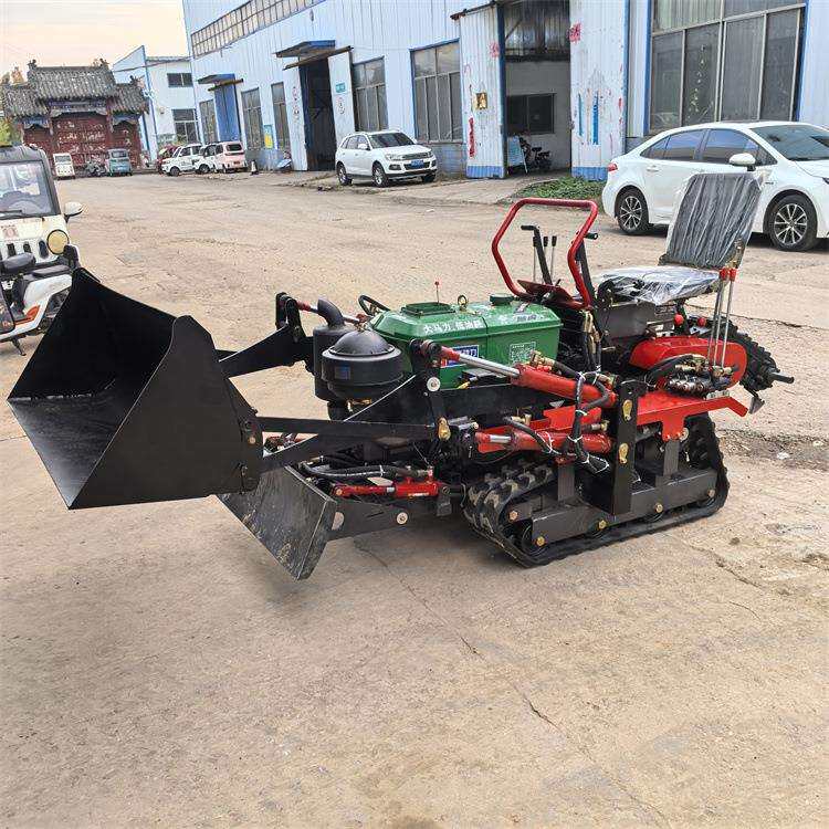 35马力履带式旋耕机 多功能田园管理机 开沟起垄回填一体机