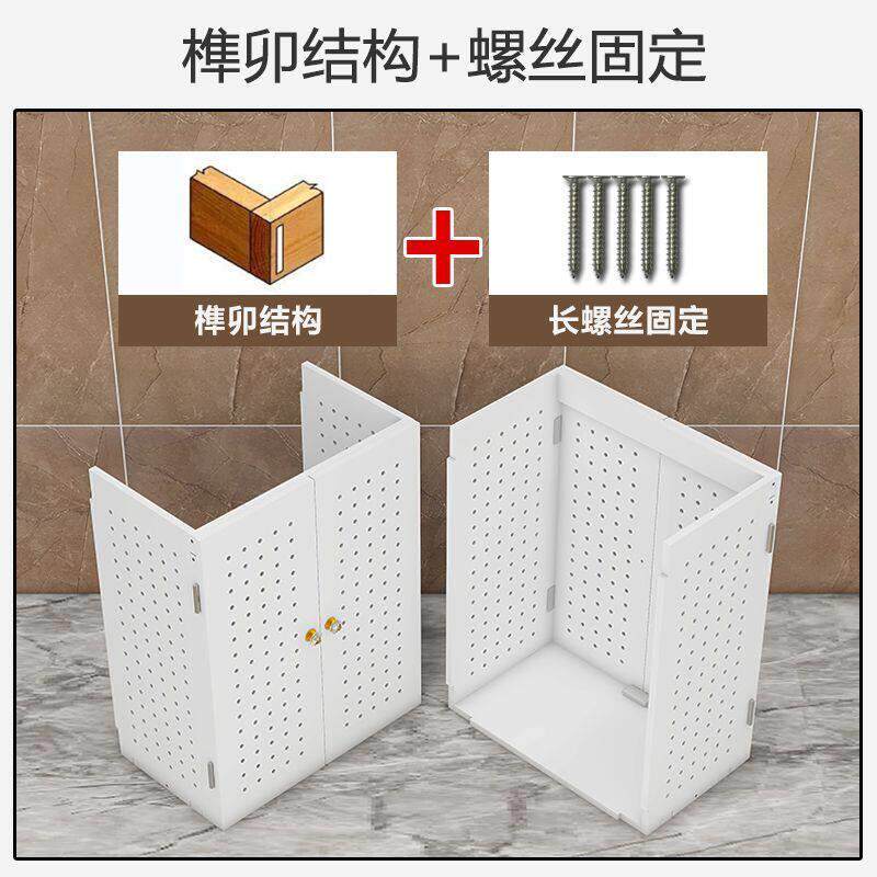 燃气热水器装饰遮挡罩可开门燃气管道遮挡装饰洞洞板壁挂炉遮丑板