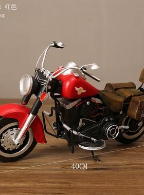 正品厅汽车啡老爷车摆件高级感复古客厅房咖间橱窗酒柜高轻奢档装