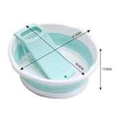 盆子加深盆洗衣服塑料洗衣盆特大号折叠加厚加大脸盆大号超大家用