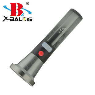 LED多功能铝合金USB充电手电筒户外LED强光防水远射多功能手电筒