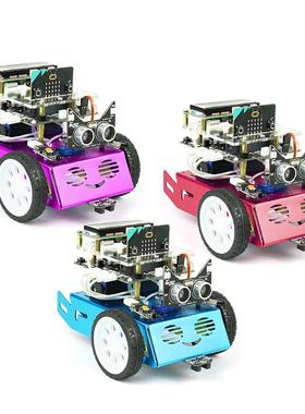 microbit mic:robit V2主板小车青少年编程智能机器人 Python编程