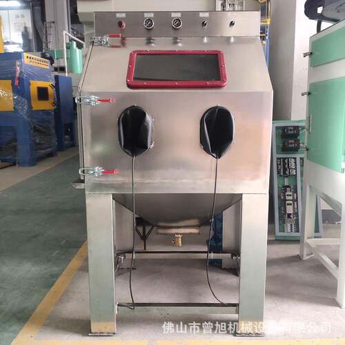 浙江9080湿式喷砂机宁波9080水喷砂机不锈钢制品喷哑光面/亮面
