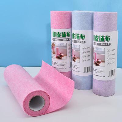 椰壳抹布厨房不沾油洗碗布清洁用品加厚百洁布吸水去油刷碗布家用