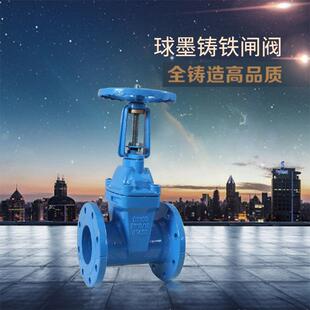 工厂中核苏阀闸阀Z45X-16弹性手动暗杆球墨铸铁软密封闸阀