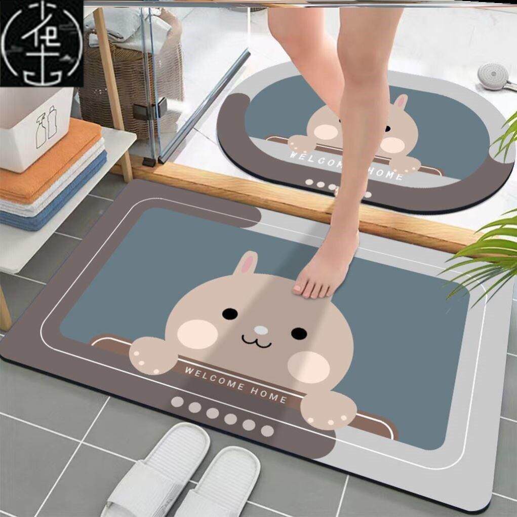 bath mat bathroom carpet toilet bedroom rugs toilet mats - 实物图