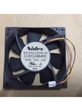 全新原装日本NIDEC CUDC24B4RS 24V 0.23A 4.5W 12025 三线风扇