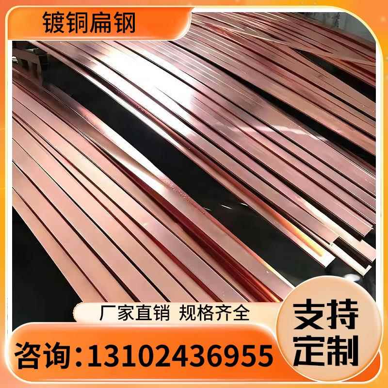镀铜扁铁铜包钢扁钢 铜覆 覆扁钢铜包钢接接地线 线 镀铜扁钢防雷
