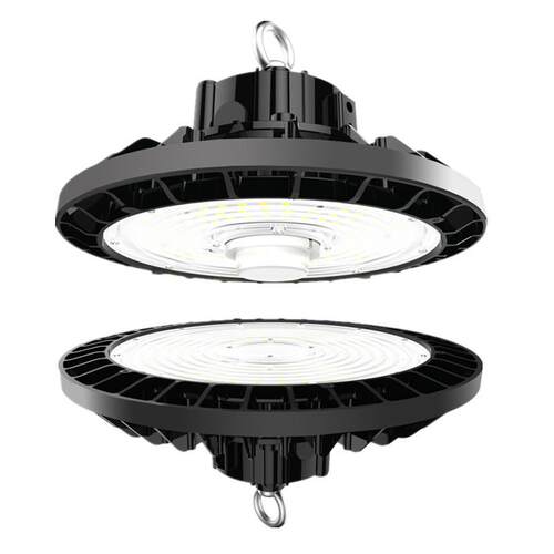 第七代LED工矿灯吊装天棚灯仓库车间UFO200w天井灯微波雷达感应灯