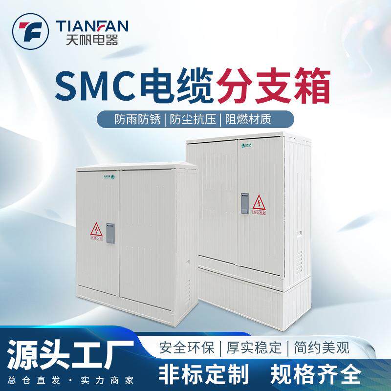 SMC玻璃钢户外动力箱塑钢分支箱低压两户表箱耐腐蚀防水配电箱