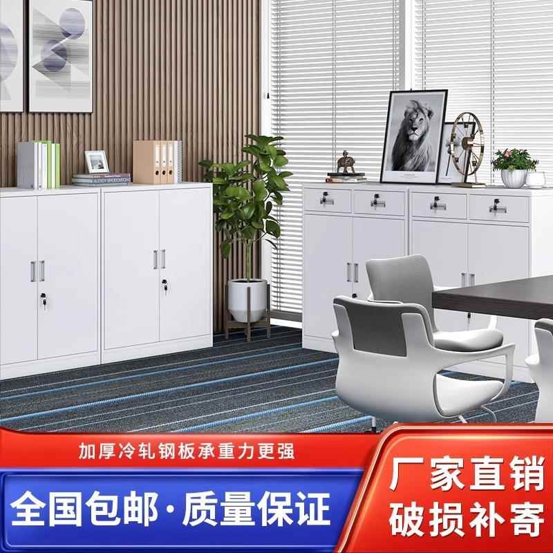铁皮文柜办公室小柜矮柜用件柜带锁抽屉XLC051财务资料家收纳储物