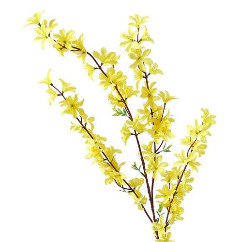 尚梵迎春花仿真花束假花摆设客厅装饰黄色跳舞兰餐桌摆花塑料花艺