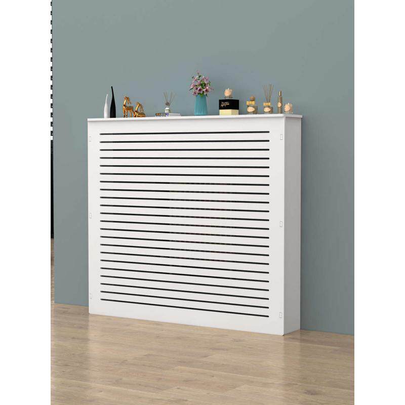 61K3地暖分水器暖气片遮挡罩燃气管道遮挡装饰厨房水表管道防水遮