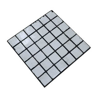 三合一陶瓷衬板耐磨损硬度阻燃马赛克衬板三合一复合陶瓷衬板