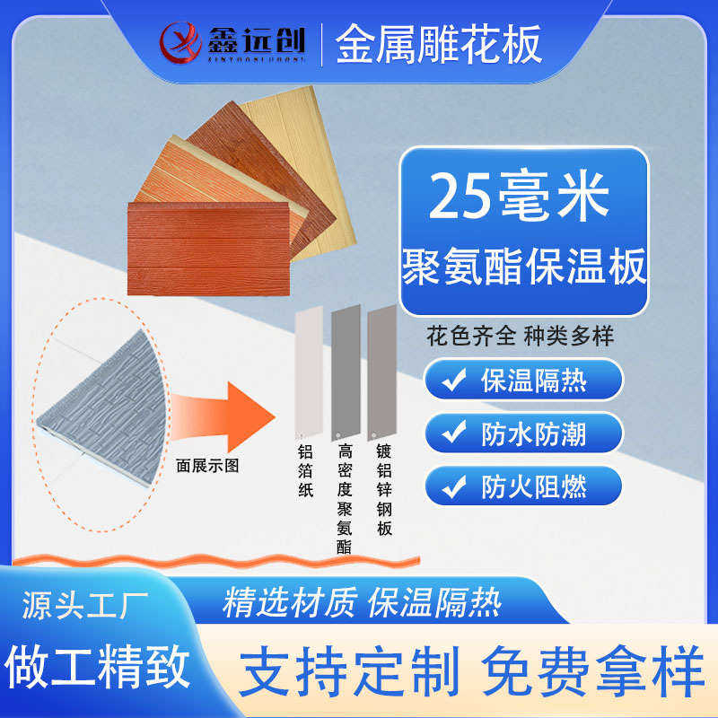 金属雕花板25毫米聚氨酯室内墙面墙板移动房外墙装饰保温板,基础建材,挤塑板,淘宝优惠券,粉丝福利购,淘宝优惠卷