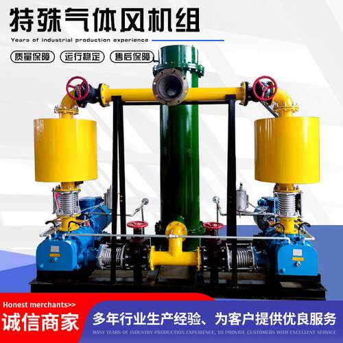 厂家直供特殊气体风机组大功率低噪音爆气增氧罗茨风机