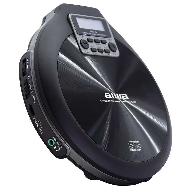 欧洲直邮AIWA爱华PCD-810便携式CD随身听HiFi音乐播放器防震保护