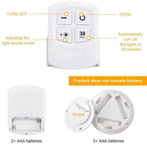 Smart Wireless Remote Control Dimmable Night Light Decorativ