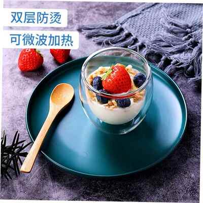 Cute Bear Double-layer Coffee Mug Double Glass Cup Carton