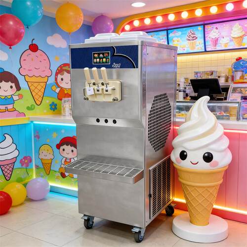 立式高膨化软冰淇淋机器 Yogurt Soft Ice Cream Machine