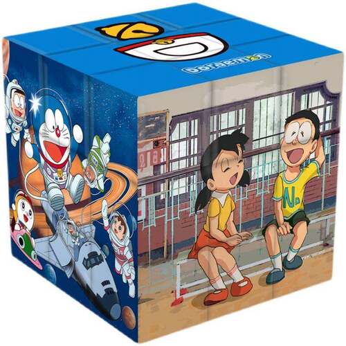 哆啦A梦小叮当幼儿园儿童学生创意三阶魔方益智智力玩具礼高颜值