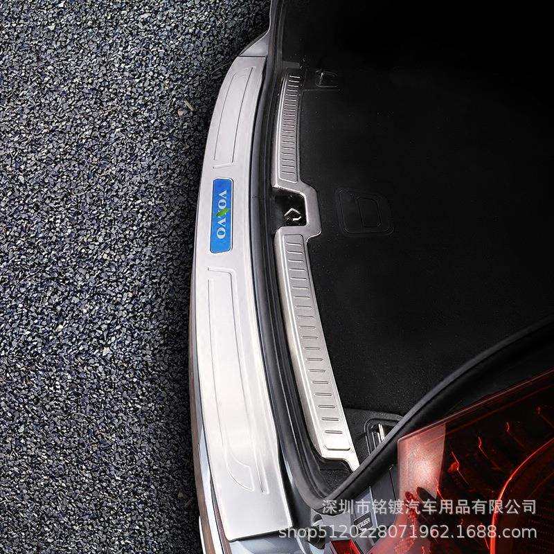 适用于18-26款沃尔沃xc60专用后护板xc60不锈钢装饰后备箱饰条