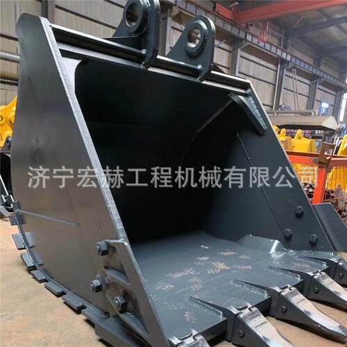 挖掘机单钩R150-7R80-7R110-7双钩挖斗漏斗斗齿属具厂家