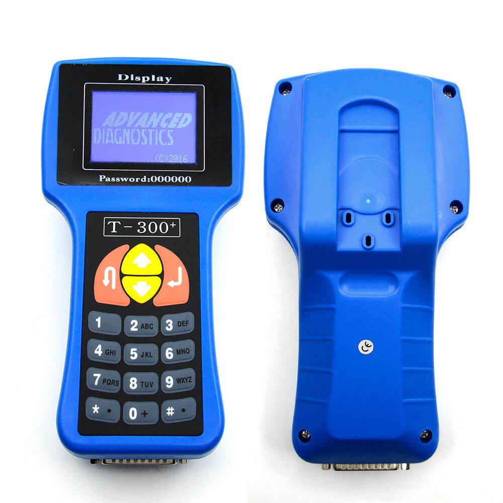 跨境 T300 Key Programmer 新版V23.9汽车钥匙匹配仪蓝黑双色双语