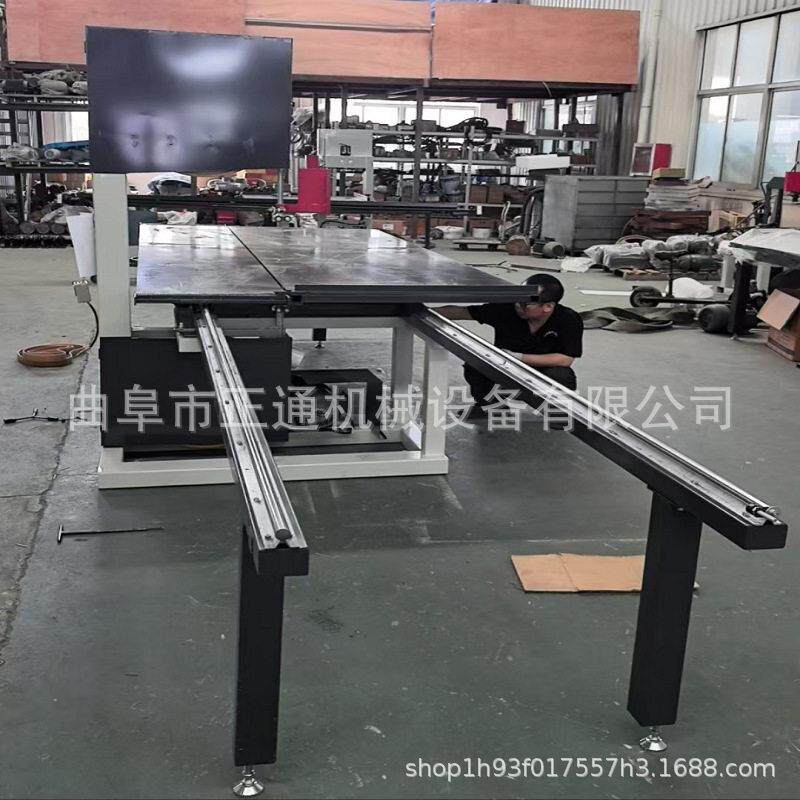 MJ346带锯机 台面可推拉加齿轮齿条靠尺调节方便塑料膜带锯床