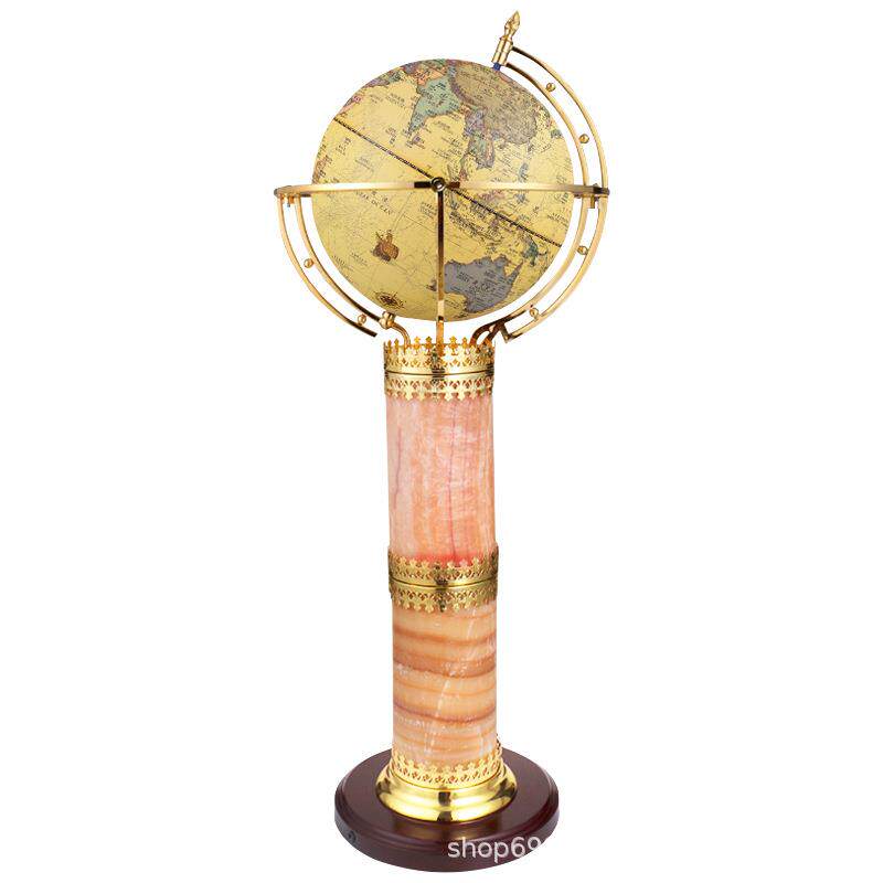 落地灯光万向旋转大号地球仪台灯办公室摆件开业礼品