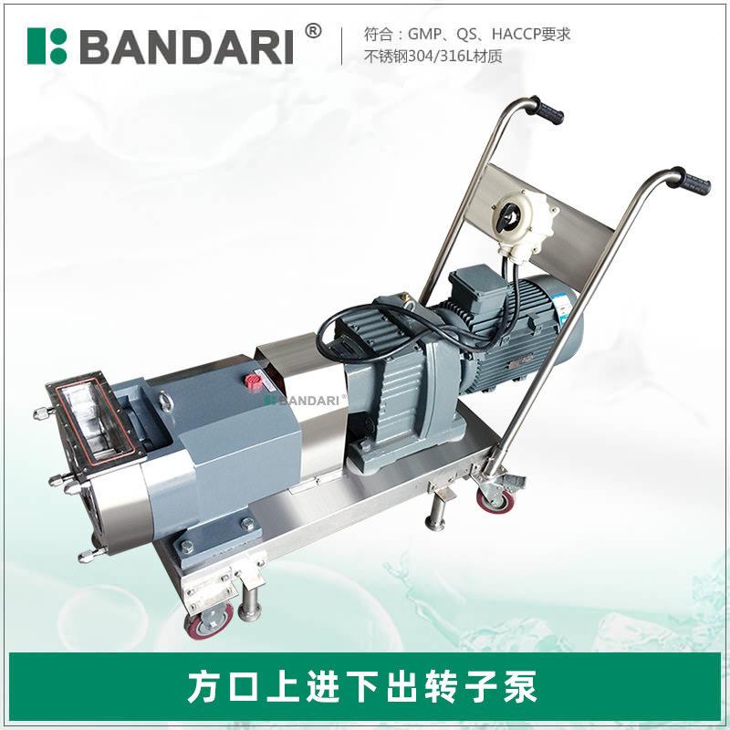 凸式双碟叶蝴蝶型内啮合挠性转子泵移动式变频正弦转子泵