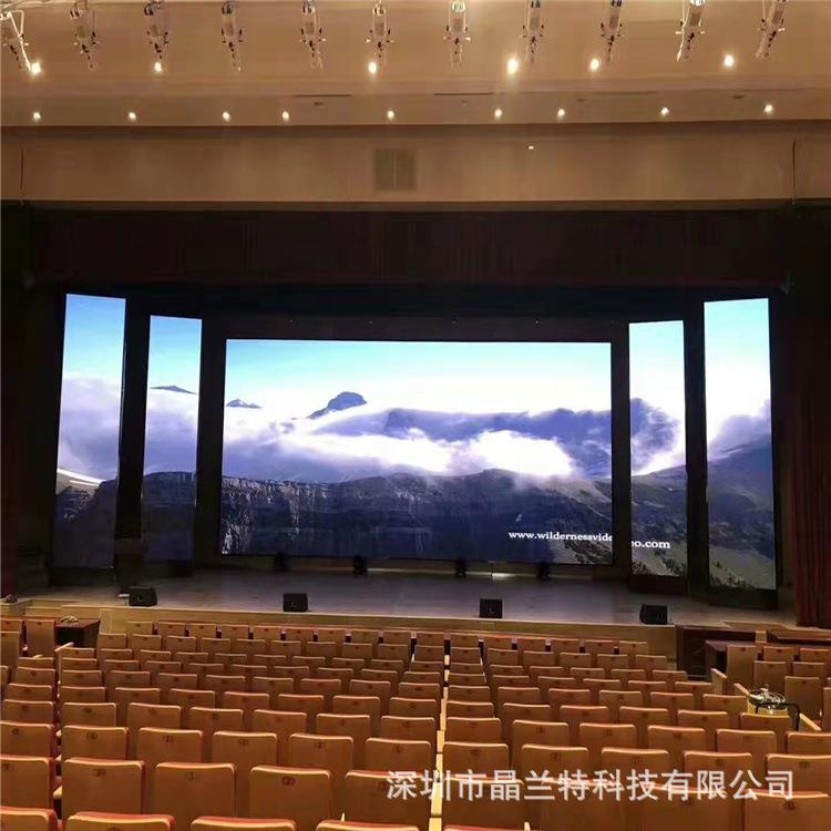 电广舞台会议L小间距告室内外可009移动全彩ED子显示屏