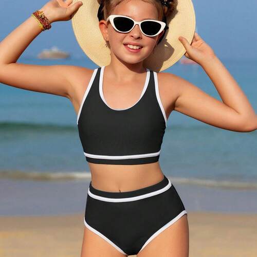 Children's swimsuit, women's split bikini, tight fitting