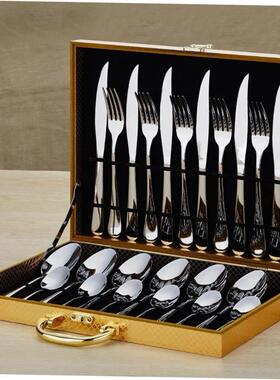 western other tableware steak cutlery set knife fork spoon