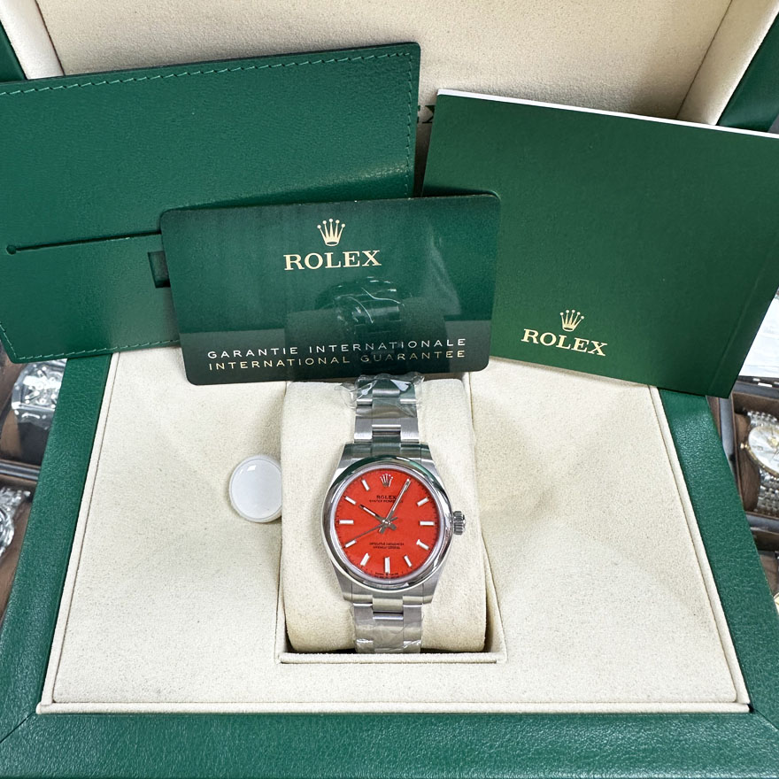 全套98新劳力士31mm新款蚝式恒动系列腕表自动机械女士手表277200