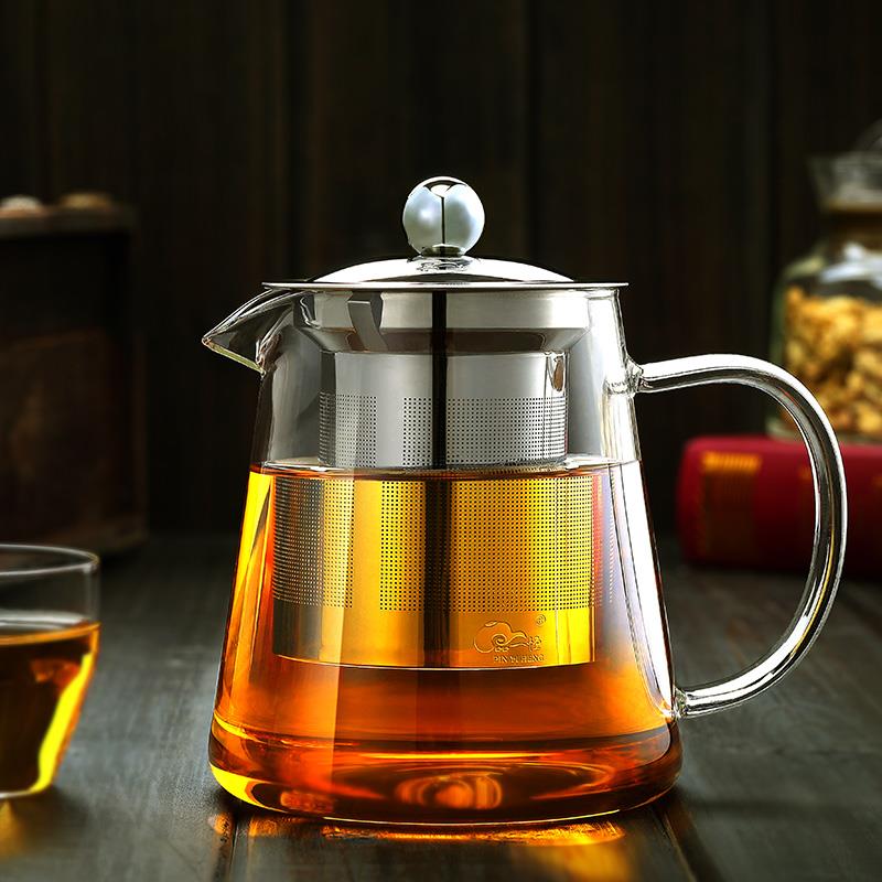 养生花茶泡茶壶玻璃茶壶泡茶家用红茶壶耐高