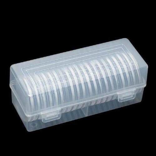 18/23/28/33/38mm Coin Capsule Holder Round Storage Case Box