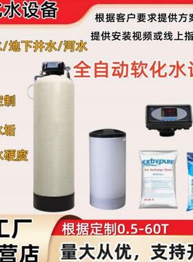 锅炉软化水设备家用工业软水机自来水井水过滤除垢全自动软水器