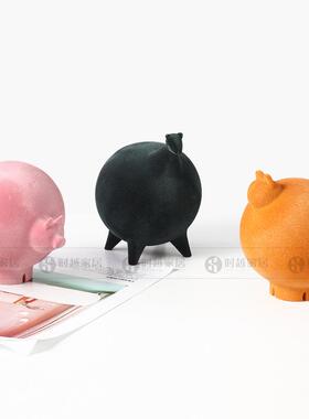 北欧简摆约客厅件TD4551家居视柜创意圆球形动物店装饰品酒样板电