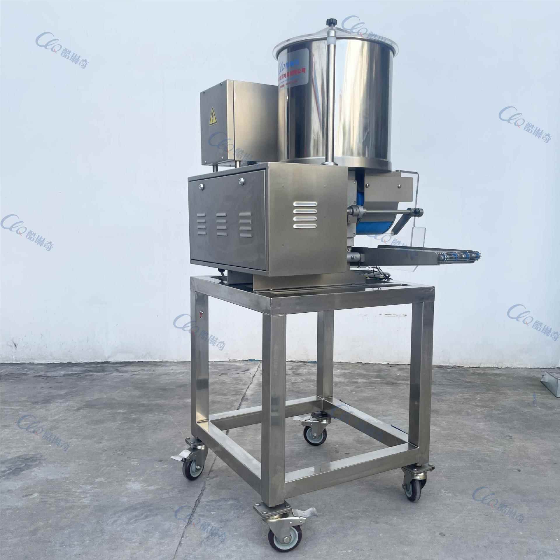 *797供应虾品饼成型肉饼设动备牛肉饼麦乐鸡块自成肉饼机食型工厂