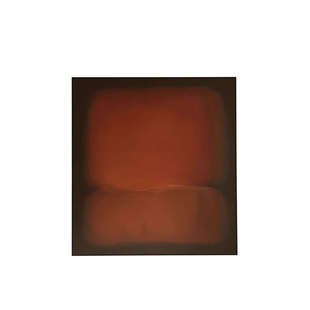 侘寂中古风装饰画客厅油画入户玄关走廊手绘抽象复古风挂画装饰画