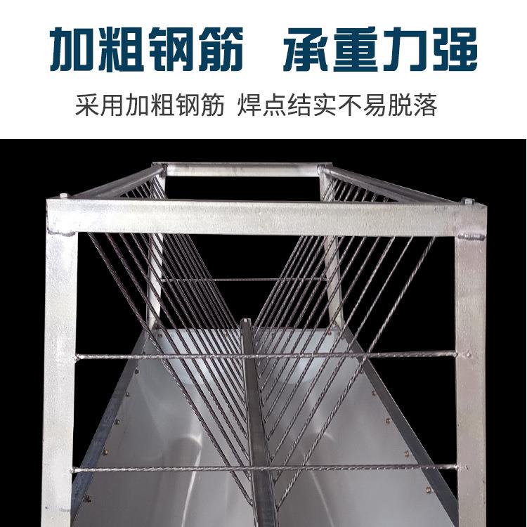 羊槽食槽牛用金属料槽双面加厚草料架子喂羊养殖设备饮水槽采食槽