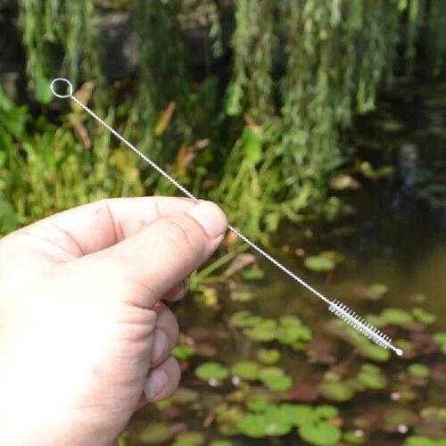 10pcs Delicate Reusable Metal Drinking Straw Cleaner Brush