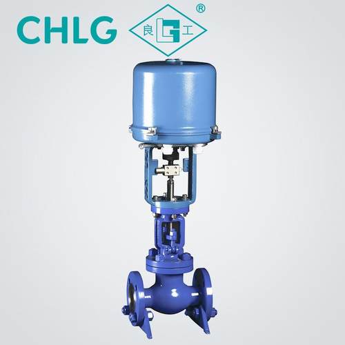 电动调节阀信号输入蒸气流量控制阀电子式电动单座套筒调节阀