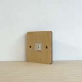 木质墙壁开关插座 有条 复古时尚 海洋板 创意86型面板 2024新款