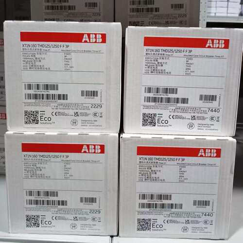 ABB 配电用塑壳断路器XT4V160 TMD25/300 PMP 3P 2TFH101968R1001