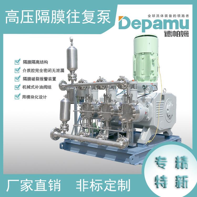 德帕姆高压过程隔膜泵液态二氧化碳泵磷酸一胺泵可定制